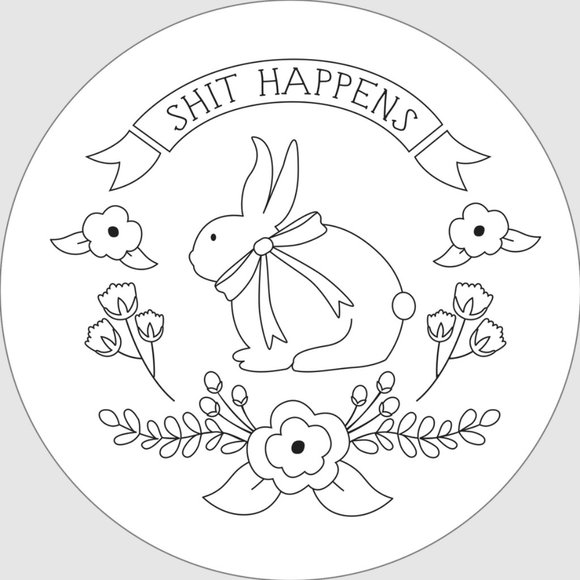 Snarky Embroidery Pattern Transfers Set of 10 Reusable Iron-On Designs - Picture 8 of 11